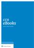 CCH. ebooks Quick Start Guide