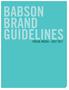 BABSON BRAND GUIDELINES SOCIAL MEDIA» JULY 2017