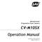 CV-M10SX Operation Manual