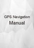 GPS Navigation. Manual