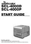 SCL-4000D SCL-4000P Read this guide first.