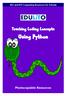 KS2 and KS3 Computing Resources for Schools. KS3: Teaching Coding Concepts Using Python. Using Python. Photocopiable Resources