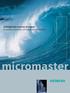 Unleash new sources of power Frequency inverters, set everything in motion. micromaster