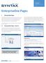 EnterpriseOne Pages. 1. EnterpriseOne Pages. 1.1 EnterpriseOne Pages - Tools 9.1. WHITEPAPER Colin Dawes Chief Technology Officer Syntax