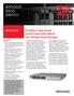 BROCADE 6505 SWITCH. Flexible, Easy-to-Use Entry-Level SAN Switch for Private Cloud Storage DATA CENTER HIGHLIGHTS
