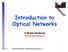 Introduction to Optical Networks