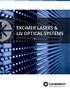 EXCIMER LASERS & UV OPTICAL SYSTEMS Product Catalog