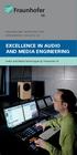 EXCELLENCE IN AUDIO AND MEDIA ENGINEERING