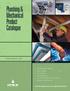 Plumbing & Mechanical Product Catalogue