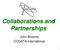 Collaborations and Partnerships. John Broome CODATA-International