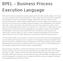 BPEL Business Process Execution Language
