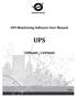 UPS Monitoring Software User Manual UPS CUPS600 / CUPS800 V1.0