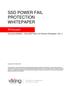 SSD POWER FAIL PROTECTION WHITEPAPER
