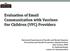 Evaluation of  Communication with Vaccines For Children (VFC) Providers