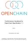 Conformance Handbook for OpenChain Specification 1.1