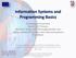 Information Systems and Programming Basics
