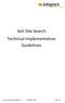 Solr Site Search Technical Implementation Guidelines