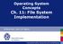 Operating System Concepts Ch. 11: File System Implementation