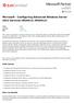 Microsoft - Configuring Advanced Windows Server 2012 Services (M20412) (M20412)
