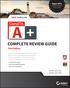CompTIA A+ Review Guide Third Edition. Exam Exam