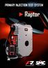 PRIMARY INJECTION TEST SYSTEM. Raptor.