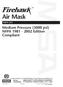 Air Mask. Medium Pressure (3000 psi) NFPA Edition Compliant PARTS LIST