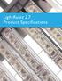 LightRules 2.7 Product Specifications