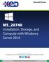 MS_ Installation, Storage, and Compute with Windows Server