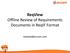 ReqView Offline Review of Requirements Documents in ReqIF Format.