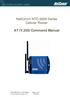 NetComm NTC-6000 Series Cellular Router. AT (V.250) Command Manual