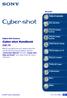 Cyber-shot Handbook DSC-T2. Table of contents. Index VCLICK!