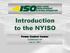 Introduction to the NYISO