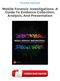 Mobile Forensic Investigations: A Guide To Evidence Collection, Analysis, And Presentation Ebooks Free