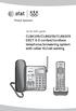 Quick start guide. CL84109/CL84209/CL84309 DECT 6.0 corded/cordless telephone/answering system with caller ID/call waiting