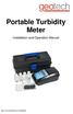 Portable Turbidity Meter
