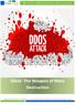 DDoS- The Weapon of Mass Destruction