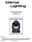 Eternal Lighting. Premier150 Spot. User Manual