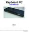 Keyboard PC User Manual