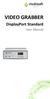 VIDEO GRABBER. DisplayPort Standard. User Manual
