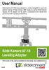 User Manual. Slide Kamera AF-18 Leveling Adapter