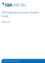 CPA Preparatory Courses Student Guide