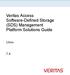 Veritas Access Software-Defined Storage (SDS) Management Platform Solutions Guide