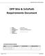 OPP Site & InfoPath Requirements Document