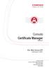 Comodo Certificate Manager Version 5.7