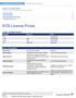 VCSi License Prices 1 mgcs License Prices 2 Hydra Fusion Tools License Prices 4 VCS-4586 License Prices 5