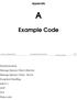Appendix Example Code