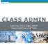 CLASS ADMIN. Learning (SIU) Class Admin Responsibilities and Tools