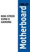ROG STRIX X399-E GAMING. Motherboard