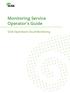 Monitoring Service Operator's Guide. SUSE OpenStack Cloud Monitoring