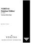 VERITAS Database Edition for Sybase. Technical White Paper